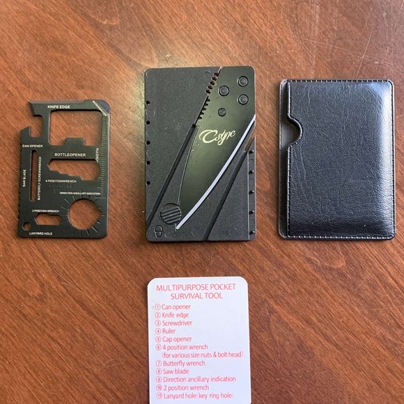 All in One Multipurpose Survival Tool Camping Outdoor Compact Portable Versatile - Picture 5 of 9